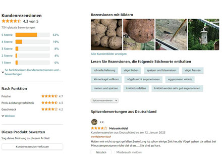 Amazon-Produktbewertung