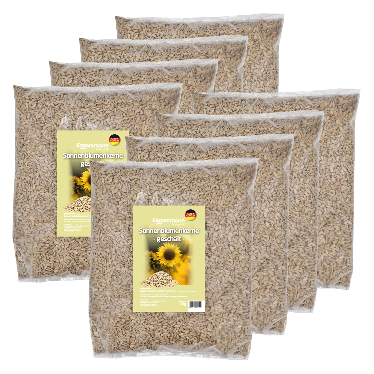 Eggersmann - Sonnenblumenkerne geschält 16 kg