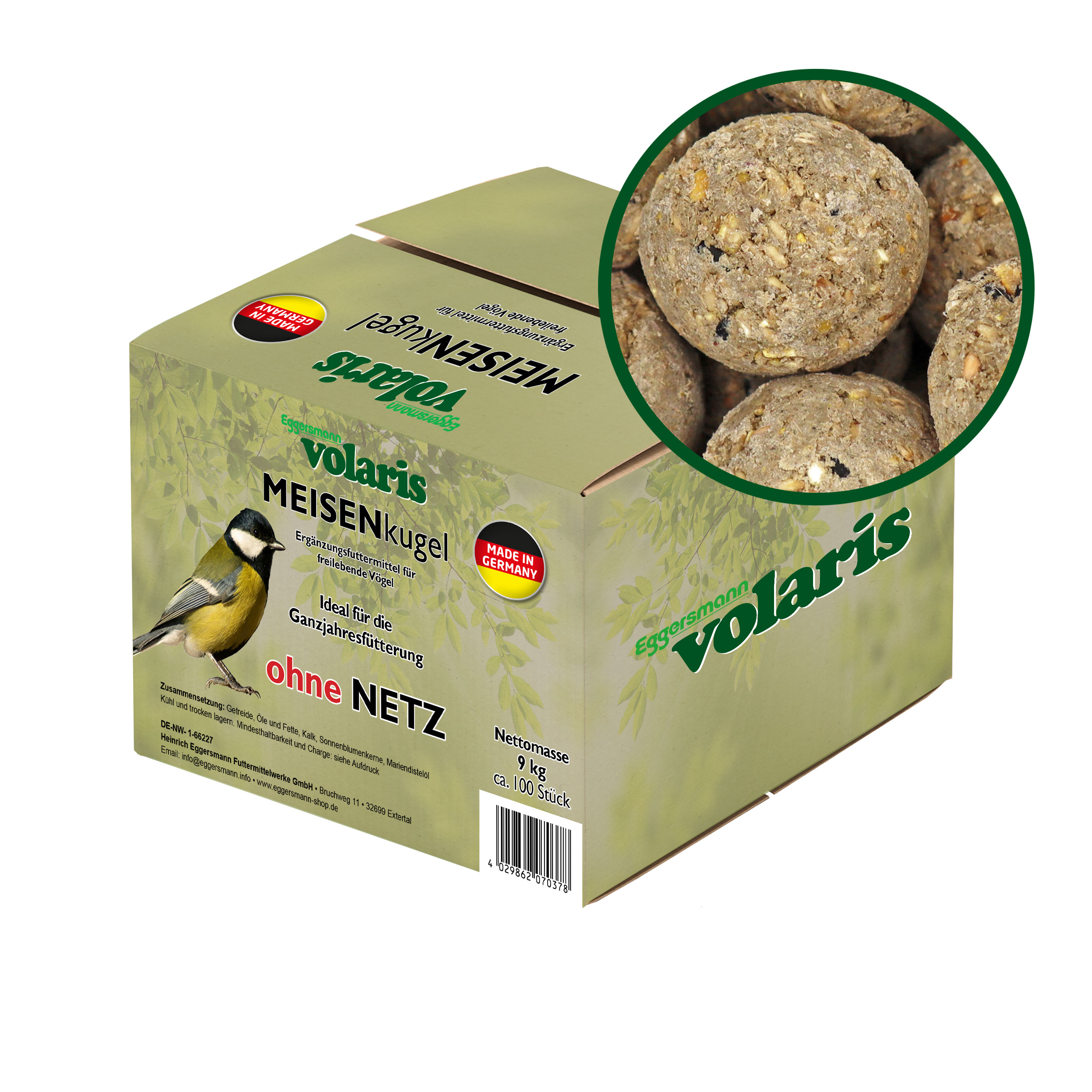 8006-101-EGGERSMANN-VOLARIS-MEISENKUGEL-OHNE-NETZ-100STK-MOC