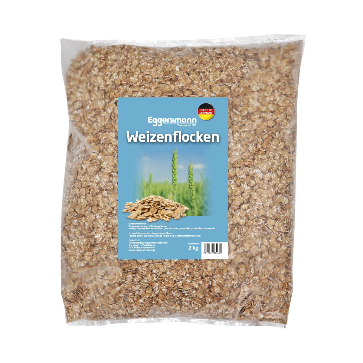 Eggersmann - Weizenflocken 2 kg Beutel