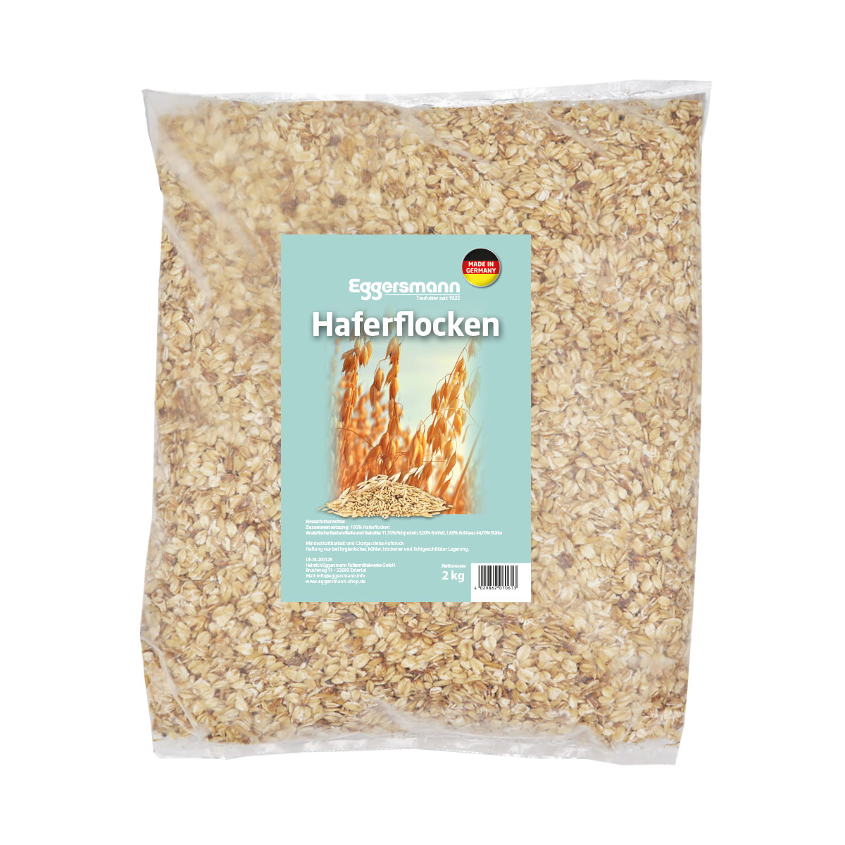 Eggersmann - Haferflocken 2 kg Beutel