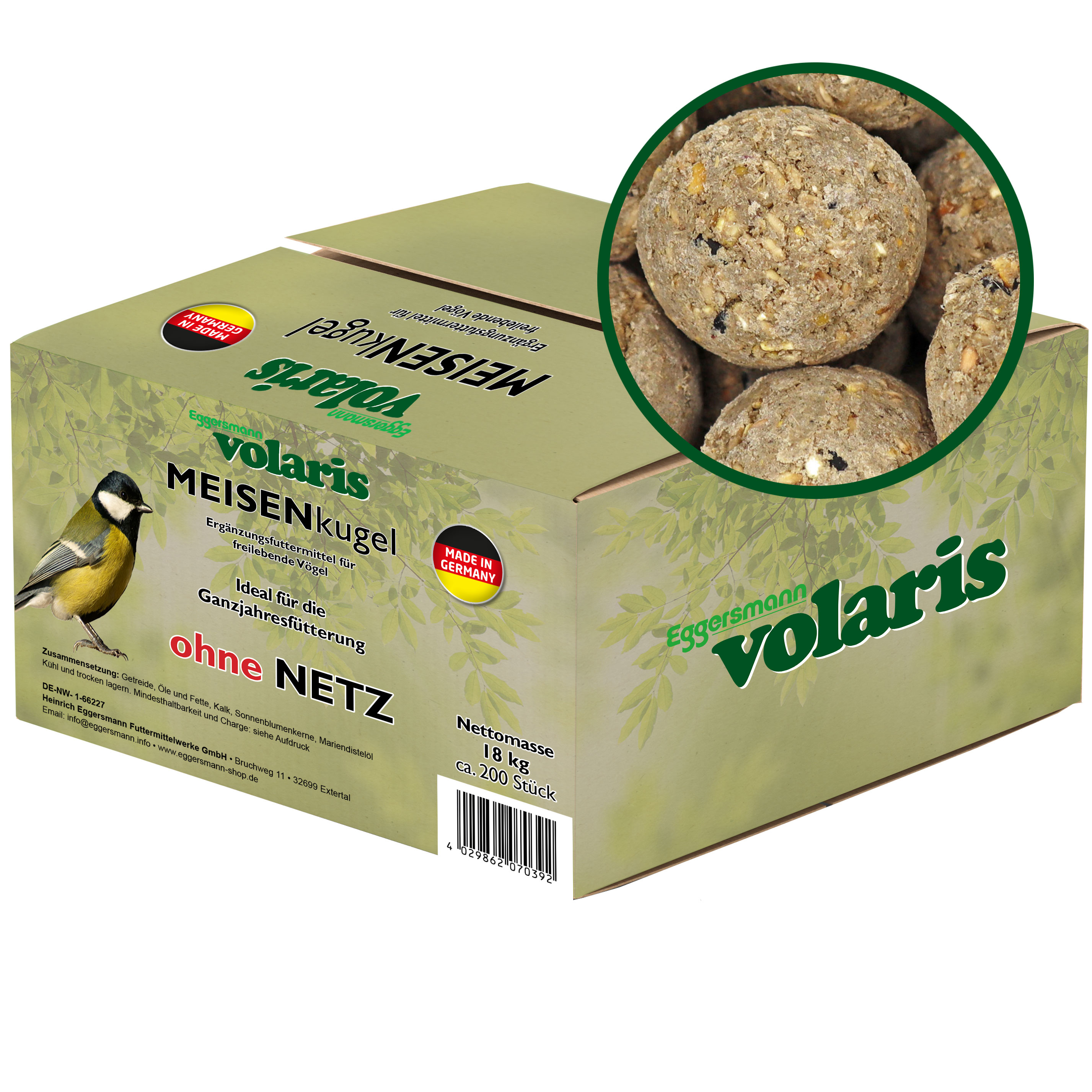 8006-201-EGGERSMANN-VOLARIS-MEISENKUGEL-OHNE-NETZ-200STK-MOC