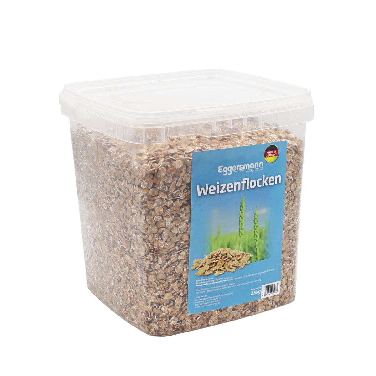 Eggersmann - Weizenflocken 2,5 kg Eimer