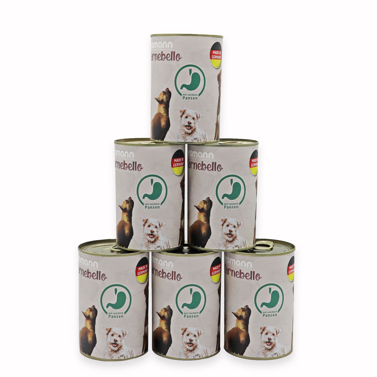 Carnebello - Nassfutter mit Pansen 6 x 400g