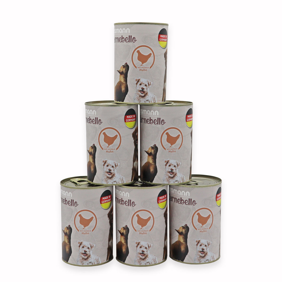 Carnebello - Nassfutter mit Huhn 6 x 400g